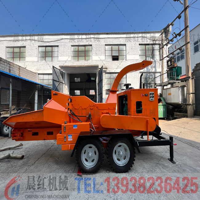 柴油版樹枝粉碎機